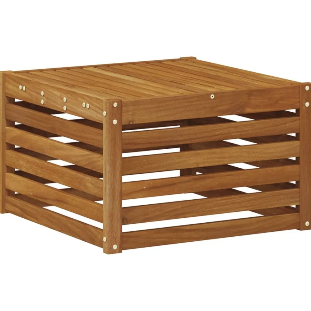 vidaXL Conjuntos De Muebles-Juegos de sofás 9 pcs Madera de Acacia Sólida