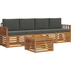 vidaXL Conjuntos De Muebles-Juegos de sofás con cojín 5 pcs