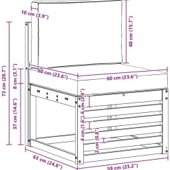 vidaXL Conjuntos De Muebles-Juegos de sofás con cojín 3 pcs