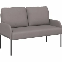 vidaXL Juegos de sofás con cojín 3 pcs 115 x 56 x 80 cm Taupé Clearance
