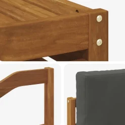 vidaXL Conjuntos De Muebles-Juegos de sofás con cojín 6 pcs