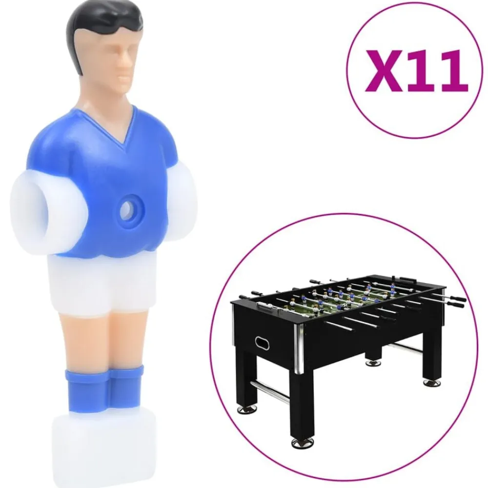 vidaXL Jugadores de futbolín para varillas de 12,7 mm 22 piezas