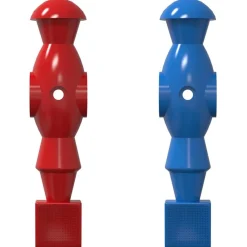 vidaXL Juegos De Interior-Jugadores de Mesa de Fútbol 22 pcs Azul y Rojo