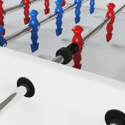 vidaXL Juegos De Interior-Jugadores de Mesa de Fútbol 22 pcs Azul y Rojo
