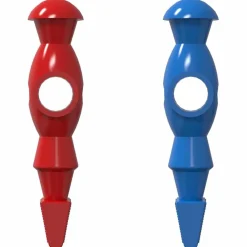vidaXL Juegos De Interior-Jugadores de Mesa de Fútbol 22 pcs Azul y Rojo