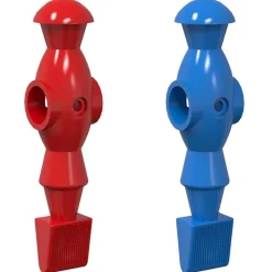 vidaXL Juegos De Interior-Jugadores de Mesa de Fútbol 22 pcs Azul y Rojo