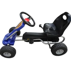 vidaXL Kart correpasillos con pedales Azul Clearance