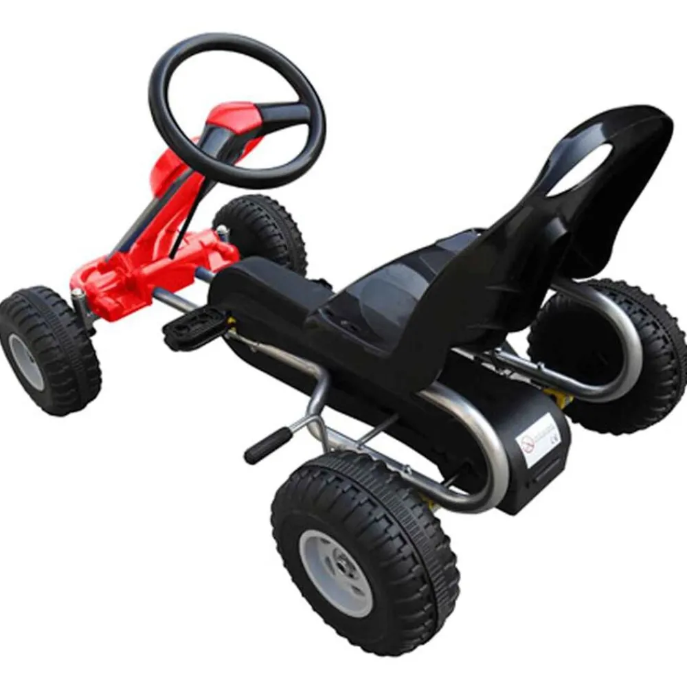 vidaXL Juguetes-Kart correpasillos con pedales