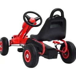 vidaXL Juguetes-Kart de pedales con neumáticos