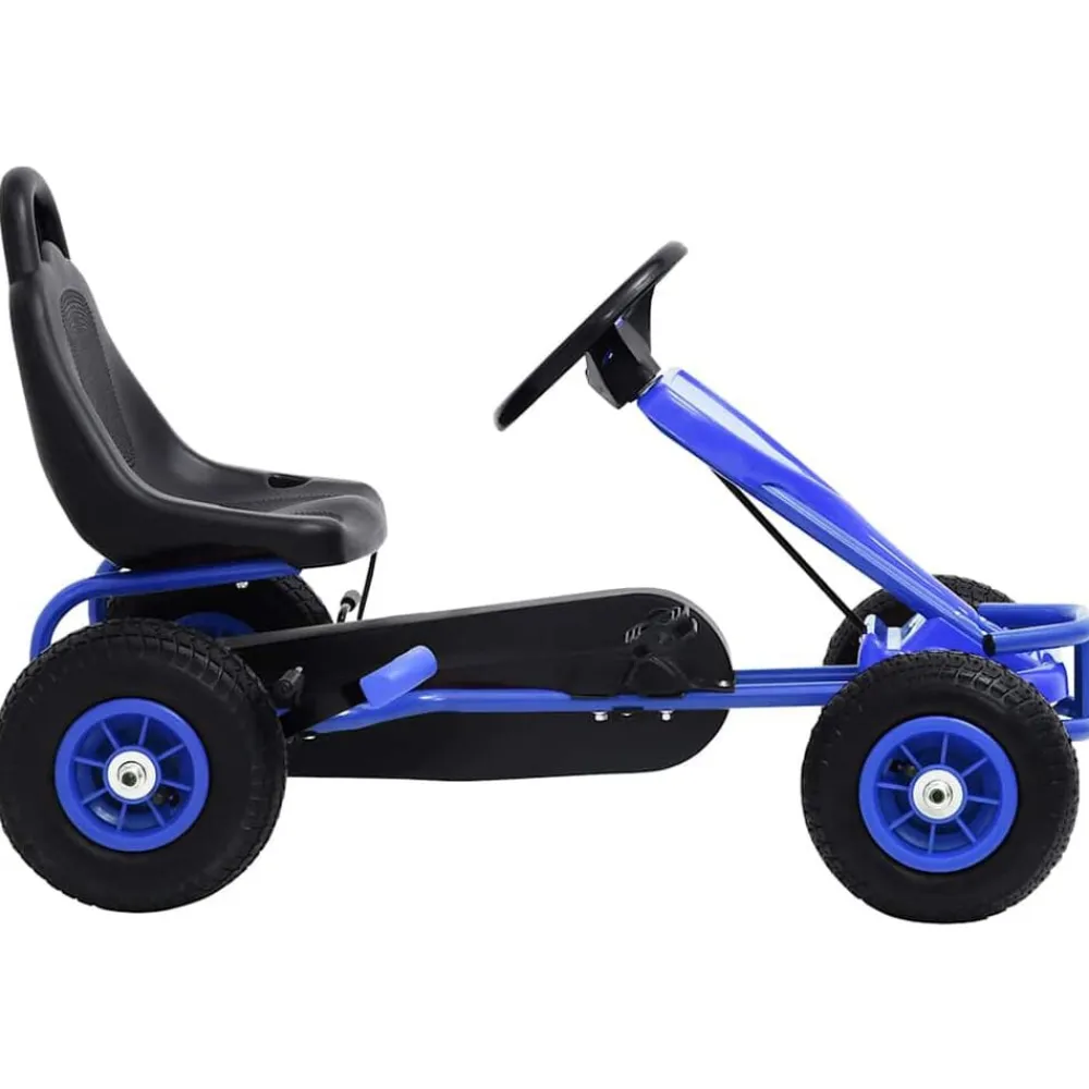 vidaXL Juguetes-Kart de pedales con neumáticos