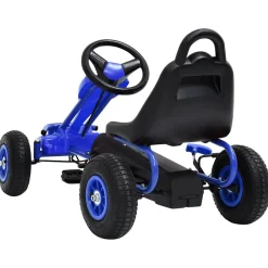 vidaXL Juguetes-Kart de pedales con neumáticos