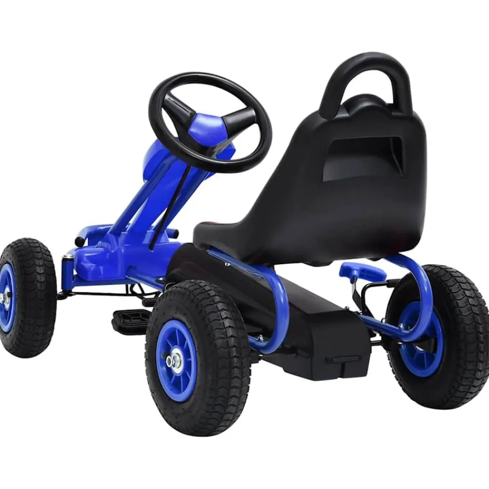 vidaXL Juguetes-Kart de pedales con neumáticos