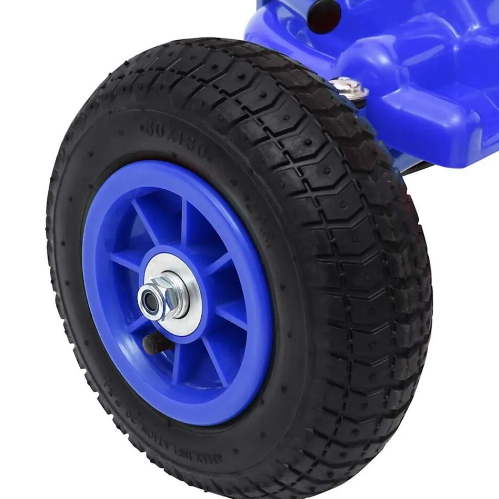 vidaXL Juguetes-Kart de pedales con neumáticos