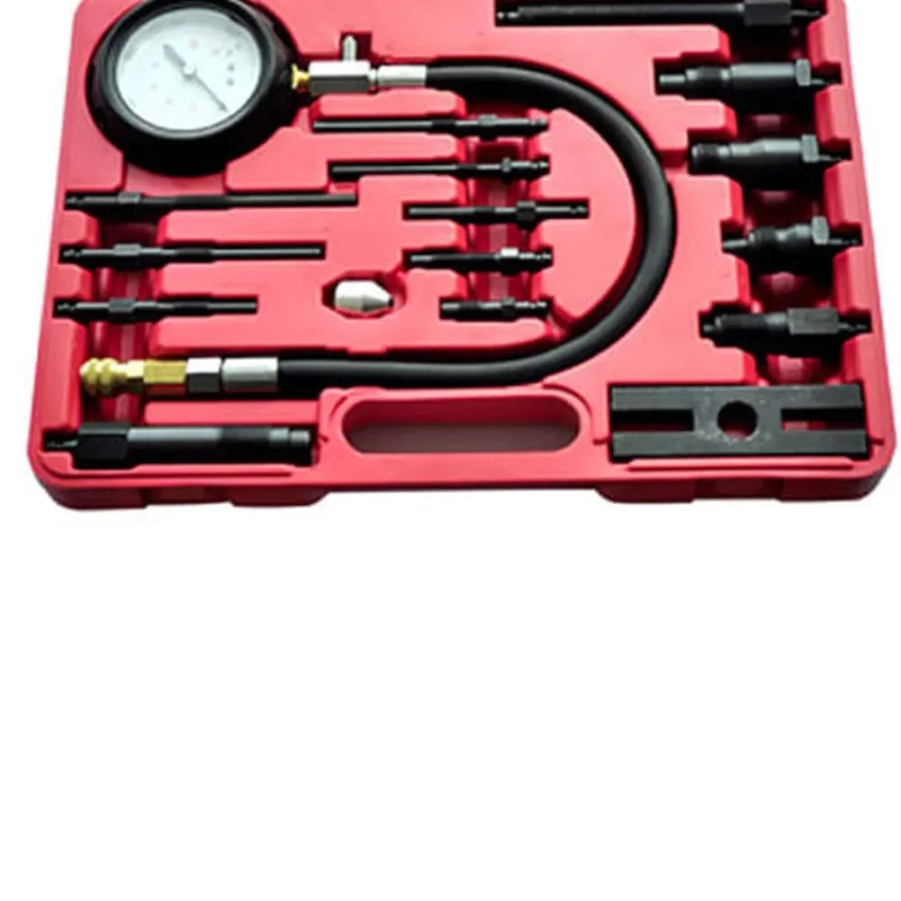 vidaXL Kit comprobador de compresión de motor de diesel 17 piezas Outlet