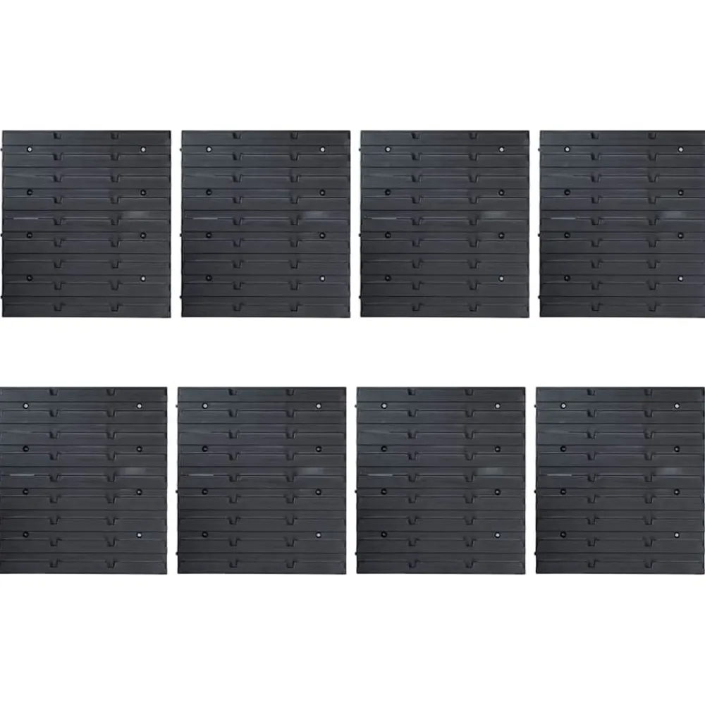 vidaXL Kit de cajas de almacenaje 136 pzas paneles de pared rojo/negro Hot