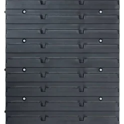 vidaXL Kit de cajas de almacenaje 96 piezas con paneles de pared Azul