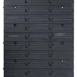 vidaXL Kit de cajas de almacenaje 48 pzas paneles de pared azul negro Online