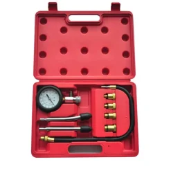 vidaXL Kit de comprobación de compresión de motor gasolina 9 piezas Clearance