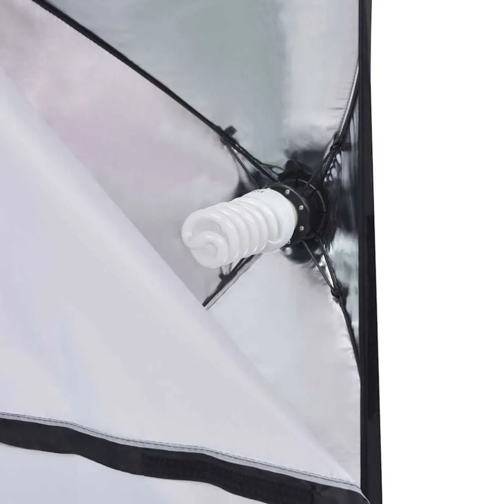 vidaXL Kit de estudio con 5 telones de fondo de colores y 2 softboxes Sale