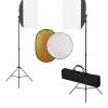 vidaXL Kit de estudio fotográfico con luces softbox y reflector Outlet