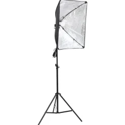 vidaXL Kit de estudio fotográfico con softbox, fondo y reflector