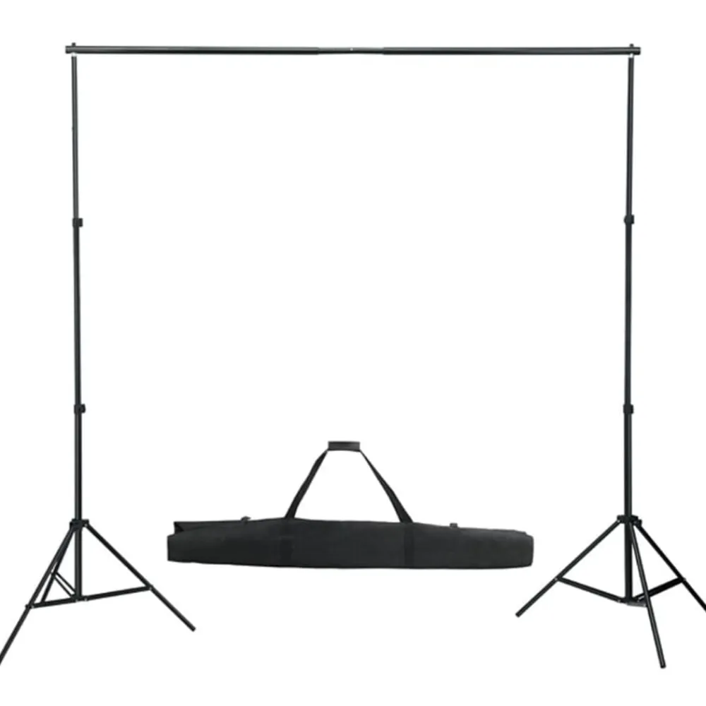 vidaXL Cámaras Y Objetivos-Kit de estudio fotográfico con luces softbox, fondo y reflector
