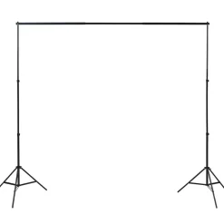 vidaXL Kit de estudio fotográfico con set de luces y fondo New