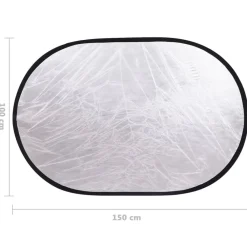 vidaXL Kit de estudio fotográfico con set de luces, fondo y reflector Discount