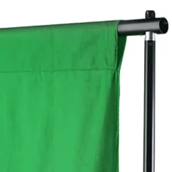 vidaXL Kit de estudio fotográfico con set de luces, fondo y reflector Verde Clearance