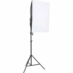 vidaXL Kit de estudio fotográfico con set de luces y reflector New