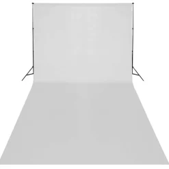 vidaXL Kit de estudio fotográfico con set de luces y fondo