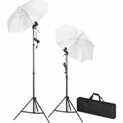 vidaXL Cámaras Y Objetivos-Kit de estudio fotográfico telón fondo 600x300 cm y luces