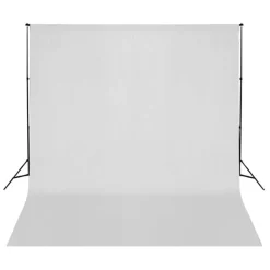 vidaXL Kit de estudio fotográfico con set de luces y fondo