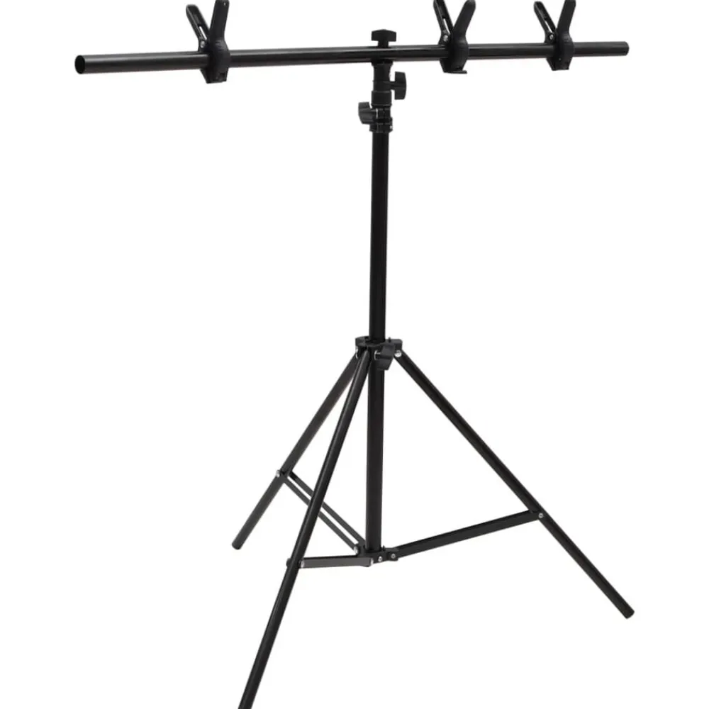 vidaXL Kit de estudio fotográfico con iluminación y fondo Verde Discount