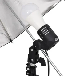 vidaXL Kit de estudio fotográfico con set de luces, fondo y reflector New