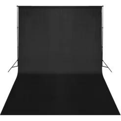 vidaXL Cámaras Y Objetivos-Kit de estudio fotográfico con luces softbox y fondo