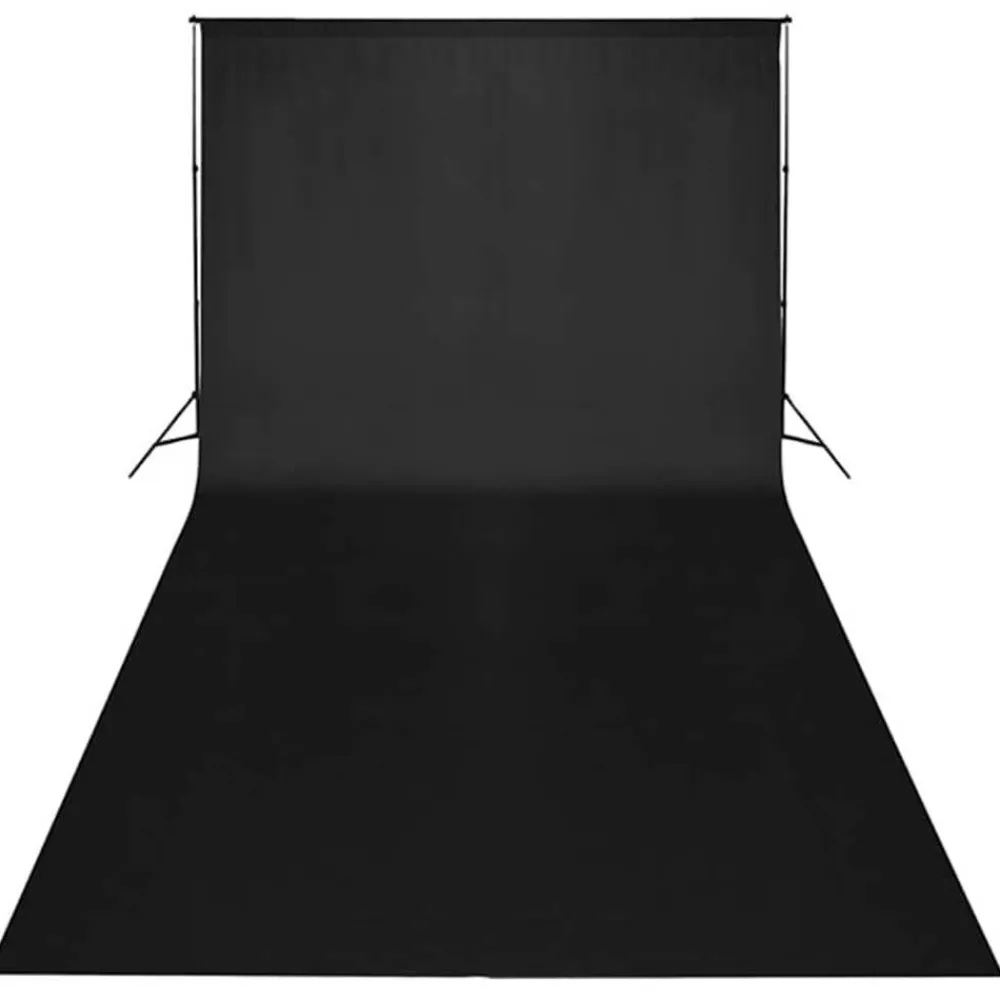 vidaXL Kit de estudio fotográfico con set de luces y fondo Hot