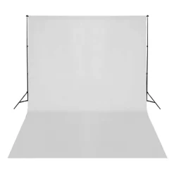 vidaXL Kit de estudio fotográfico con set de luces, fondo y reflector Online
