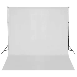 vidaXL Kit de estudio fotográfico con set de luces y fondo New