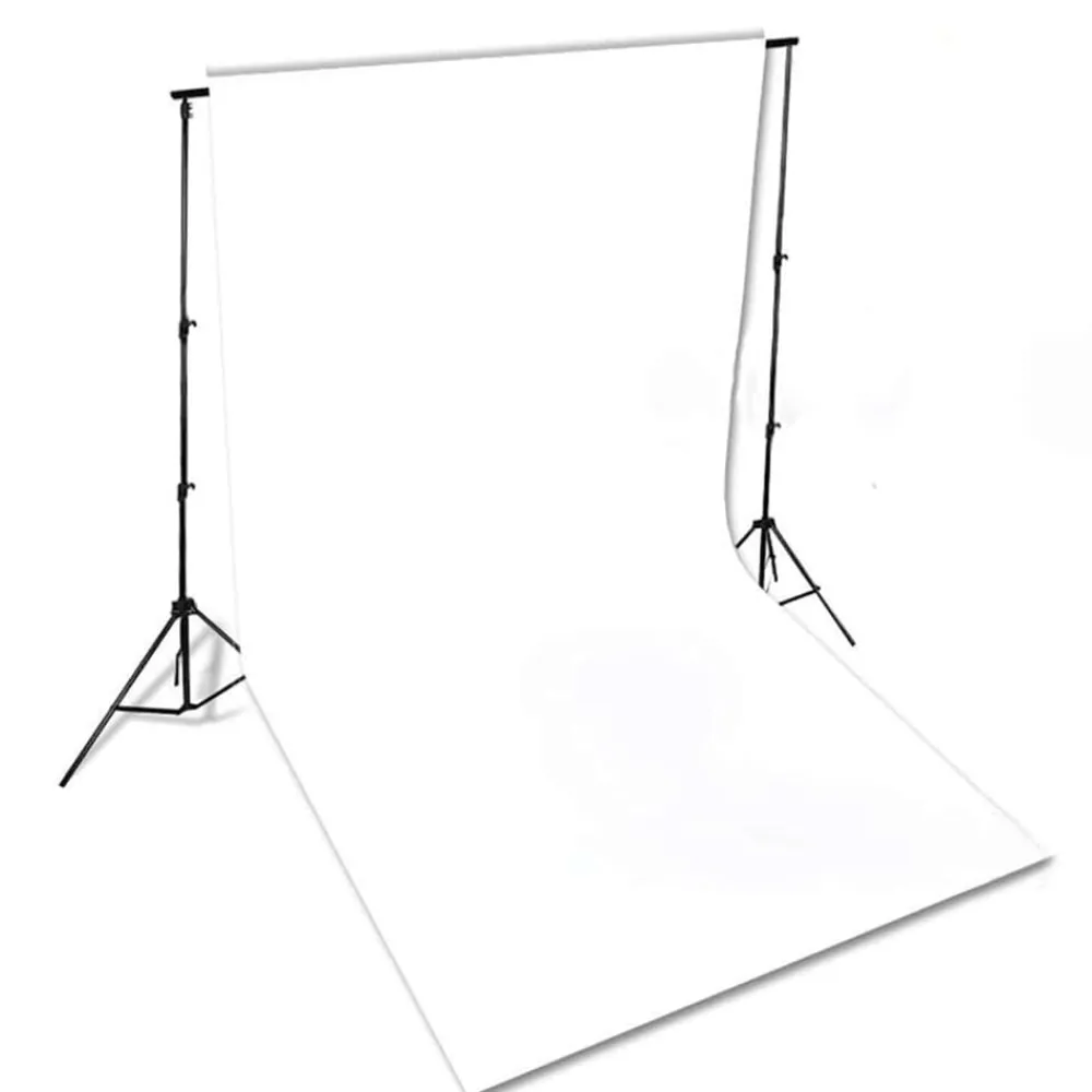 vidaXL Kit de estudio fotográfico con set de luces y fondo New