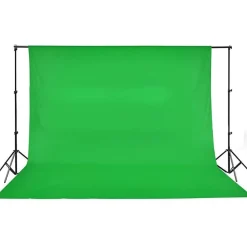 vidaXL Kit de estudio fotográfico con set de luces y fondo New