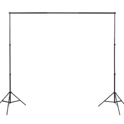 vidaXL Kit de estudio fotográfico con 5 fondos de colores y marco ajustable Sale