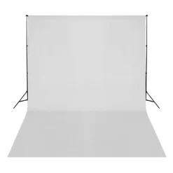 vidaXL Cámaras Y Objetivos-Kit de estudio fotográfico con lámparas, fondo y reflector