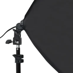 vidaXL Kit de estudio fotográfico con luces softbox y fondo Verde Discount
