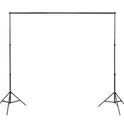vidaXL Kit de estudio fotográfico con set de luces, fondo y reflector Best