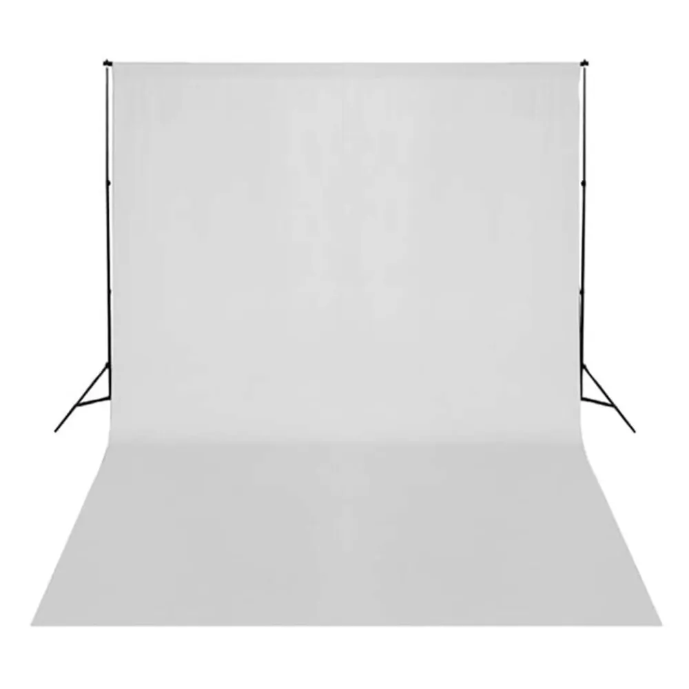 vidaXL Kit de estudio fotográfico con set de luces y fondo Clearance