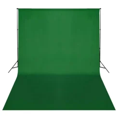 vidaXL Kit de estudio fotográfico con set de luces y fondo Discount