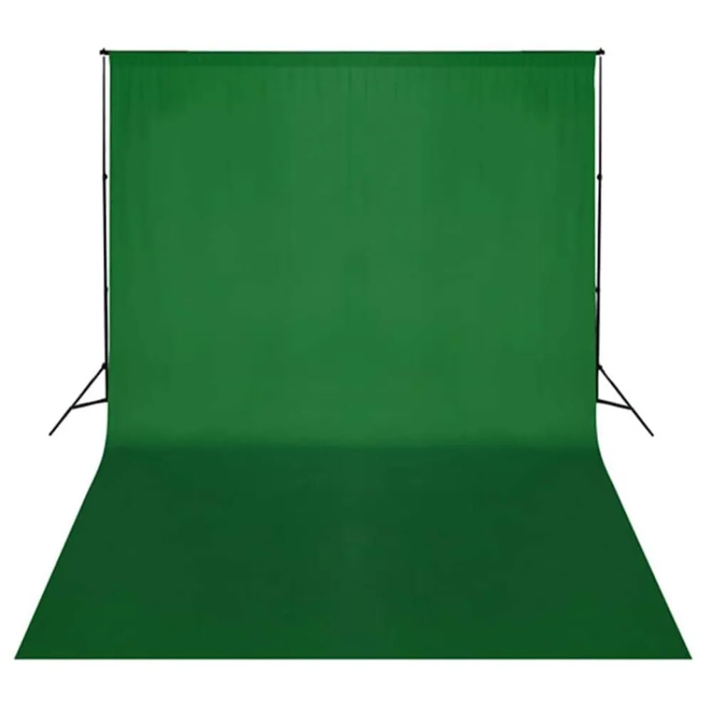 vidaXL Kit de estudio fotográfico con set de luces y fondo Discount