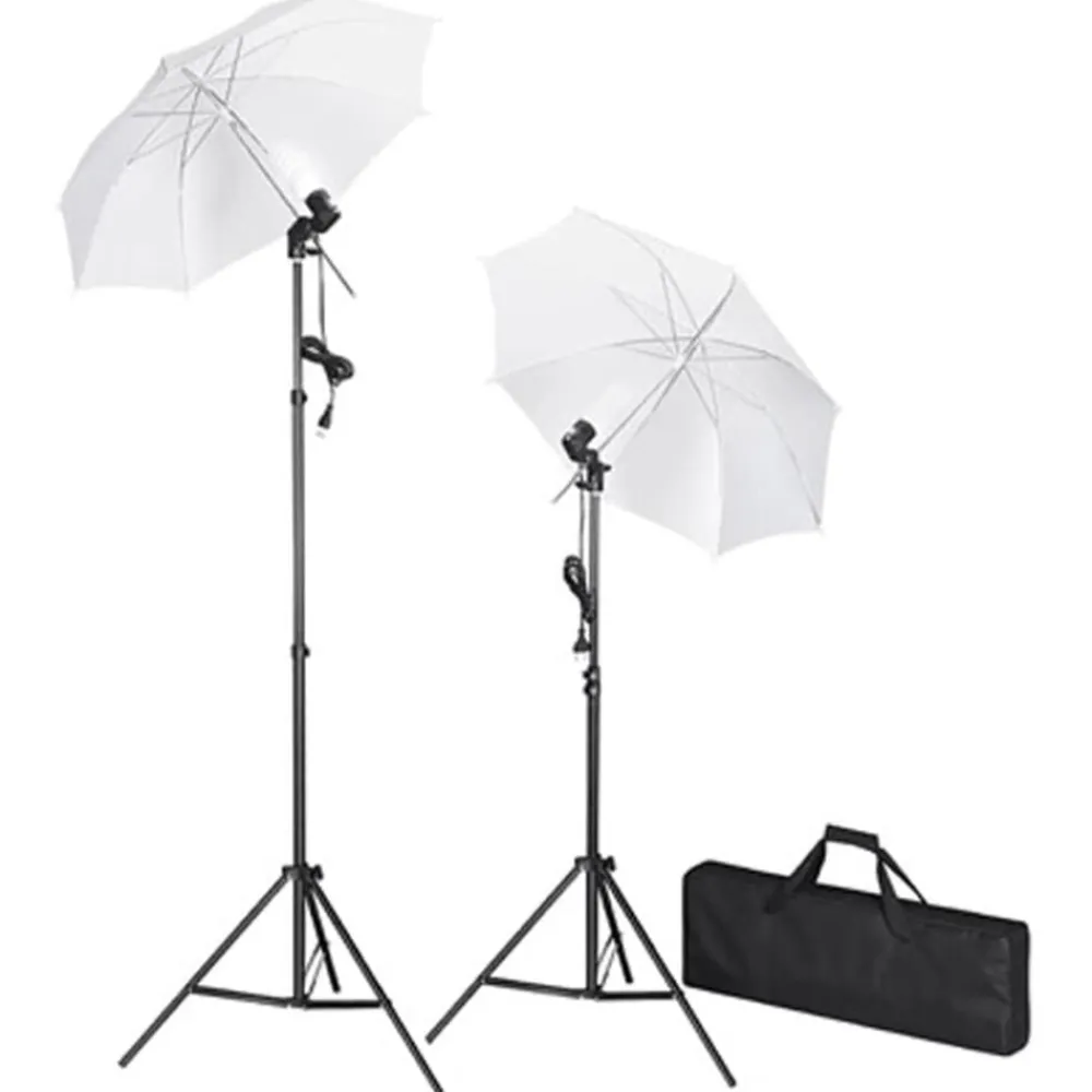 vidaXL Cámaras Y Objetivos-Kit de estudio telón fondo 600x300 cm y luces