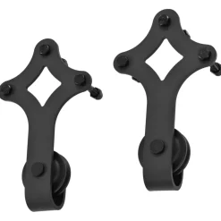 vidaXL Materiales De Construcción-Kit de herrajes para puertas correderas SKIEN acero 183cm